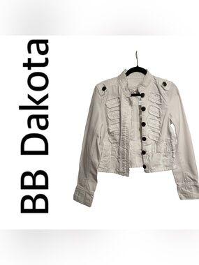 Vintage BB Dakota DENIM Battalion Lombard Military Jacket M